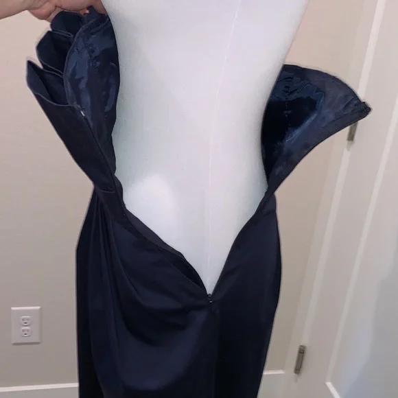 Snap Strapless Pleated Dress - Picture 13 of 17